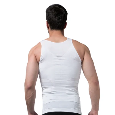 Men′s Body Shaper Slimming Shirt Tummy Waist Trainer Vest Lose Weight Shirt